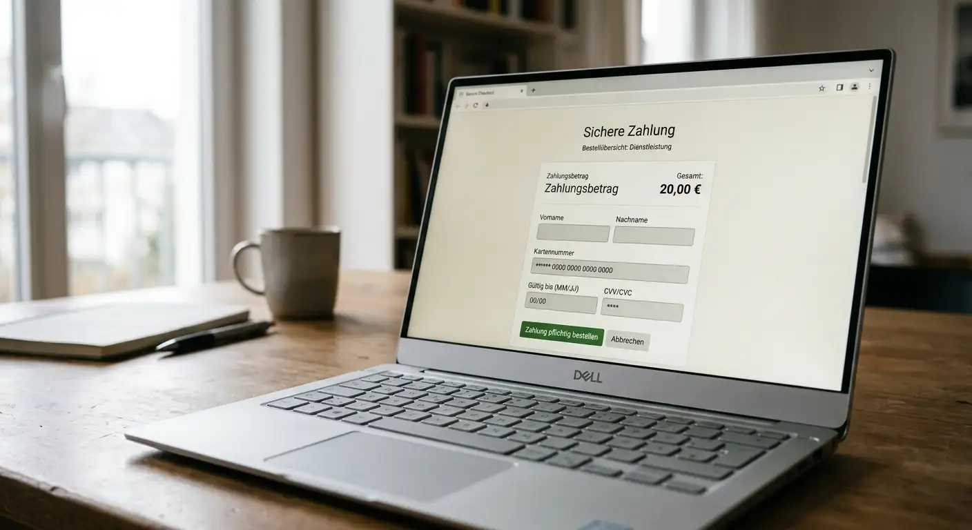 Mindesteinzahlung 20 Euro im Online-Casino – Kassenbereich mit Einzahlungsfeld