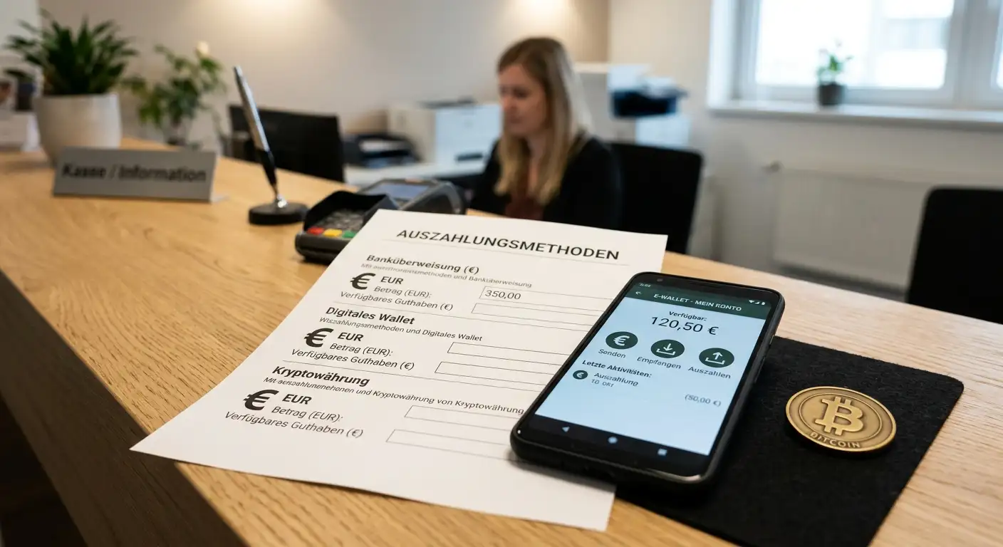 Auszahlung von Freispiel-Gewinnen per Überweisung, E-Wallet und Krypto