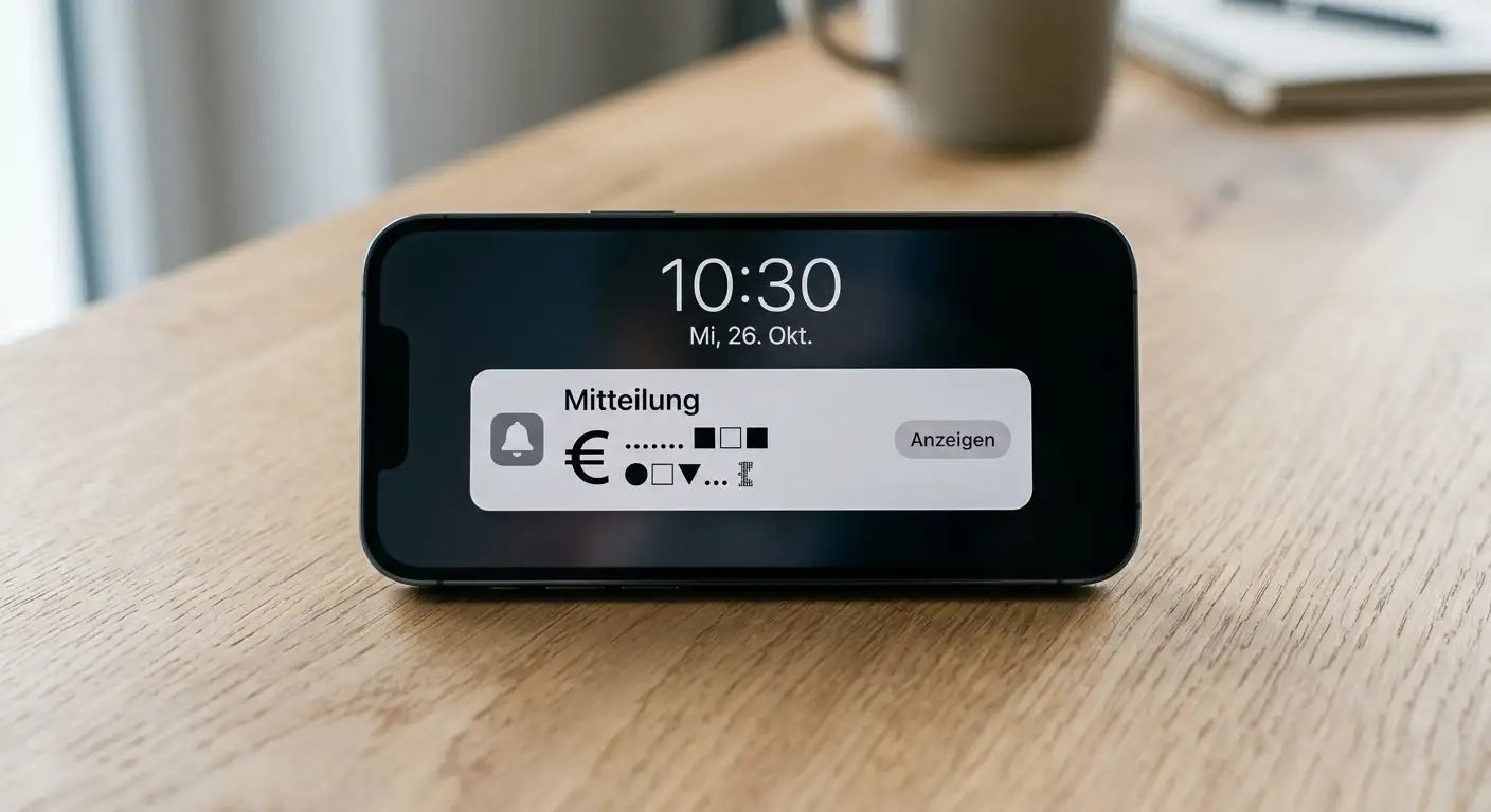 Smartphone zeigt Auszahlungsbestätigung nach einem Casino-Gewinn
