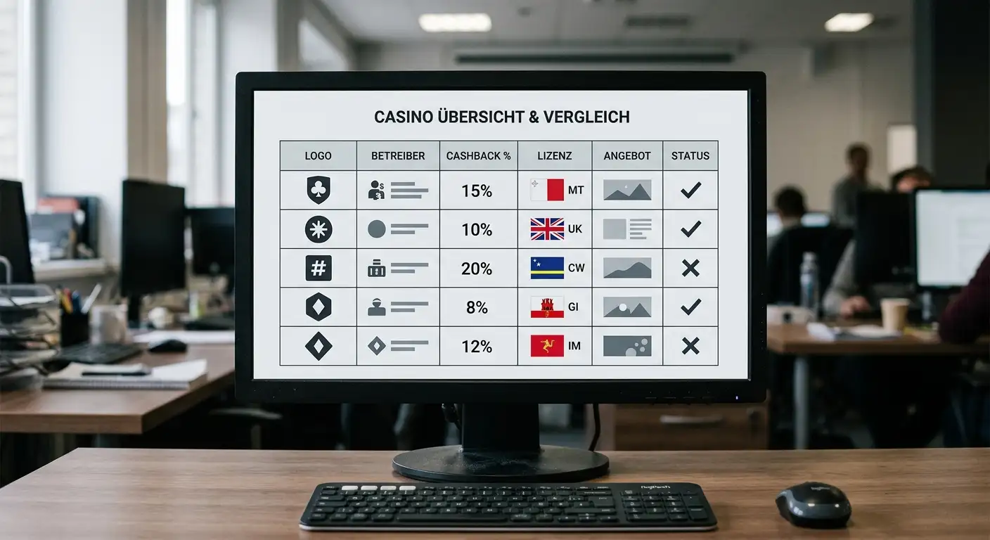 Top-10-Cashback-Casinos im Überblick