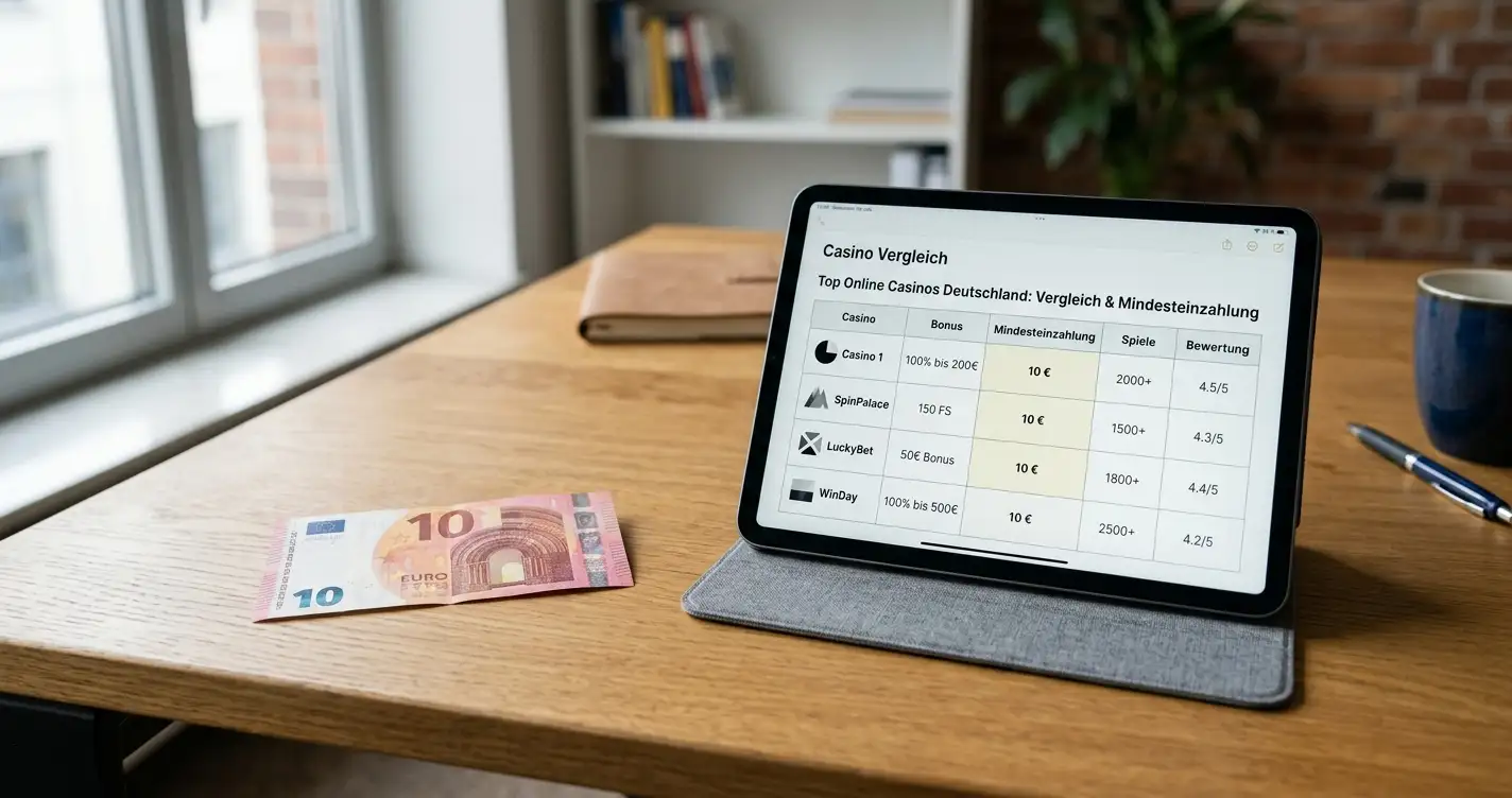 Online Casino mit 10 Euro Mindesteinzahlung im Test 2026