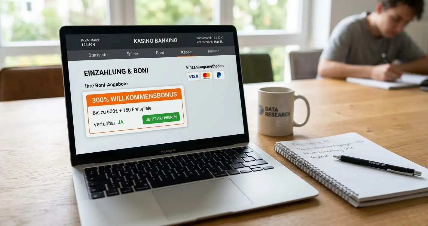 Online Casino mit 300% Bonus 2026: 10 Anbieter im Test