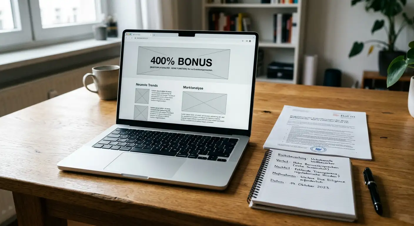 Neue Online Casinos mit 400% Bonus 2026