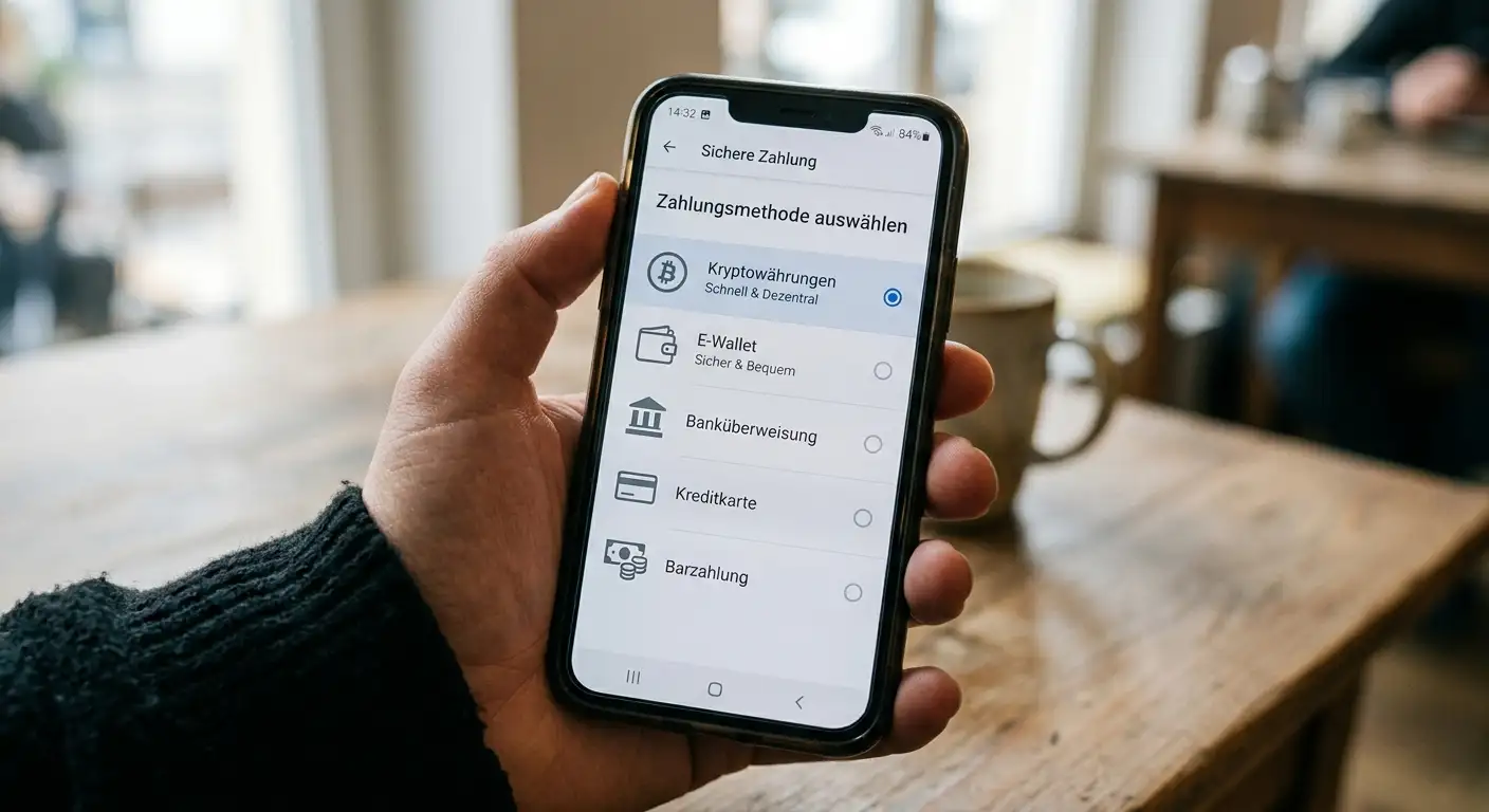 Zahlungsmethoden für 5 Euro Einzahlung – E-Wallets, Krypto, Banküberweisung